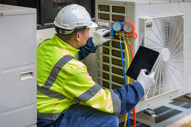 Professional Air Conditioning Repair technician working in Angleton, TX